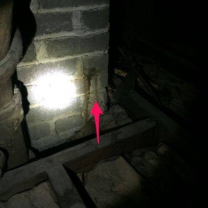 Water leak coming through the chimney